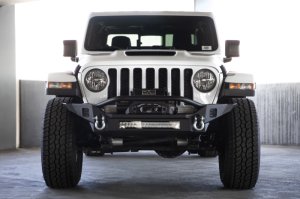 Jeep Gladiator JT Front Bumper - DV8 Offroad - FS-7 Mid-Width Winch - `20-`23